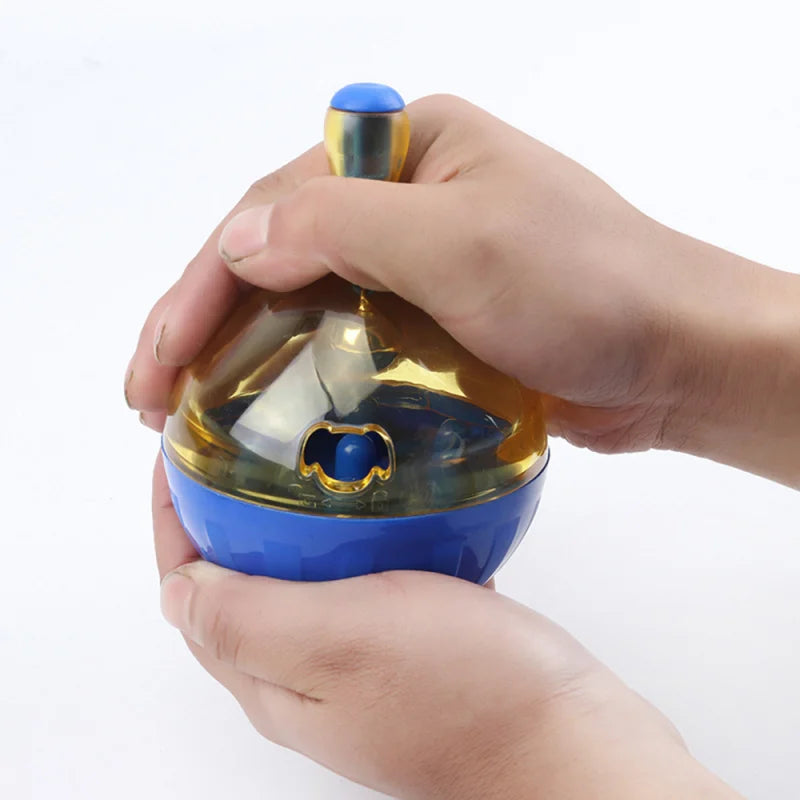 TreatChase™ | Interactive Mouse Tumbler & Slow Feeder for Cats