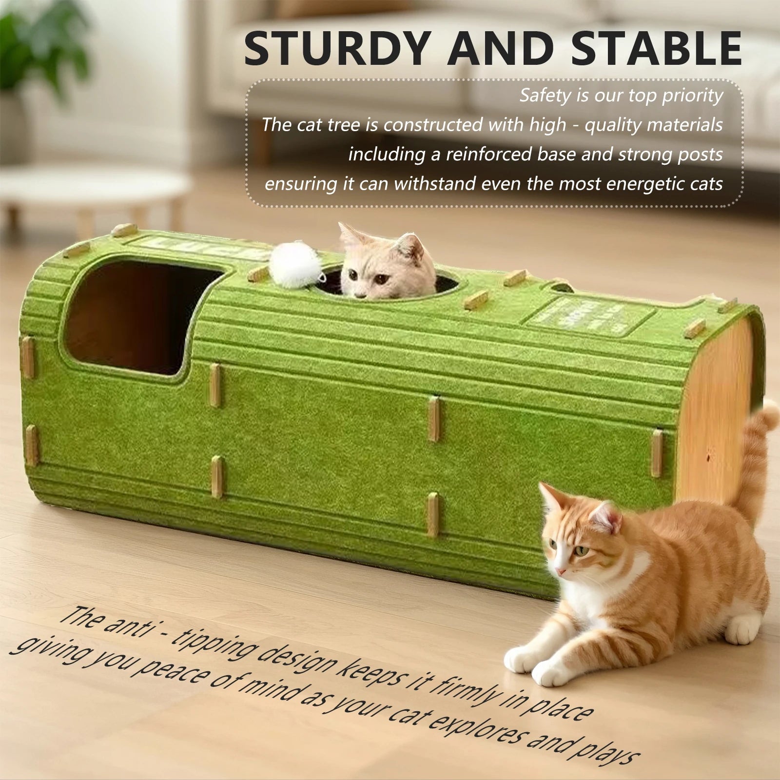 Multi-Layer Cat Nest Cat Climbing Frame Integrated Closed Security Cat Sleeping Nest Scratch-Resistant Wear-Resistant Four-Seas