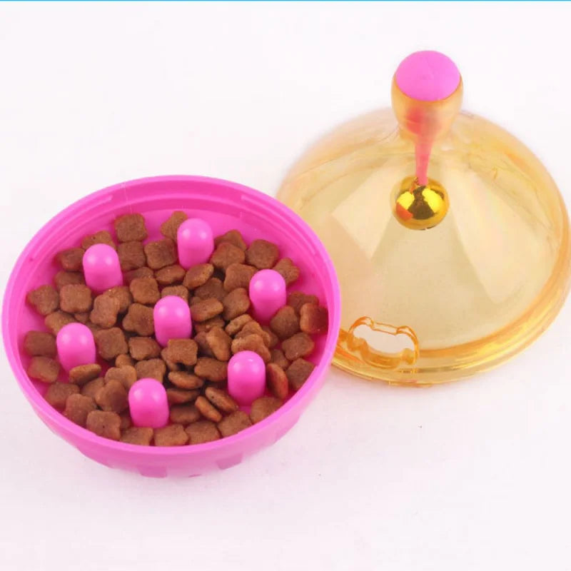 TreatChase™ | Interactive Mouse Tumbler & Slow Feeder for Cats